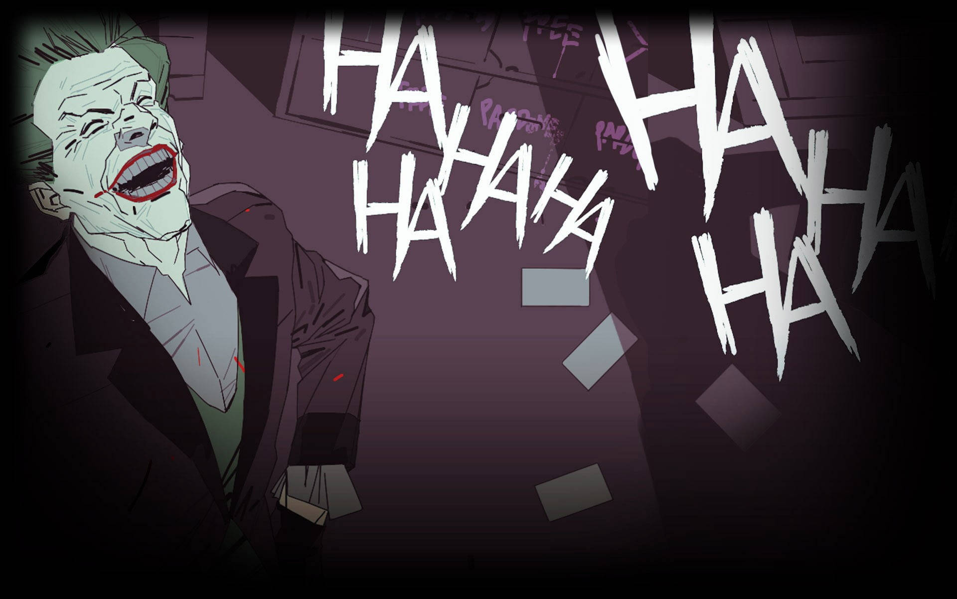 Hahaha Joker Art Background