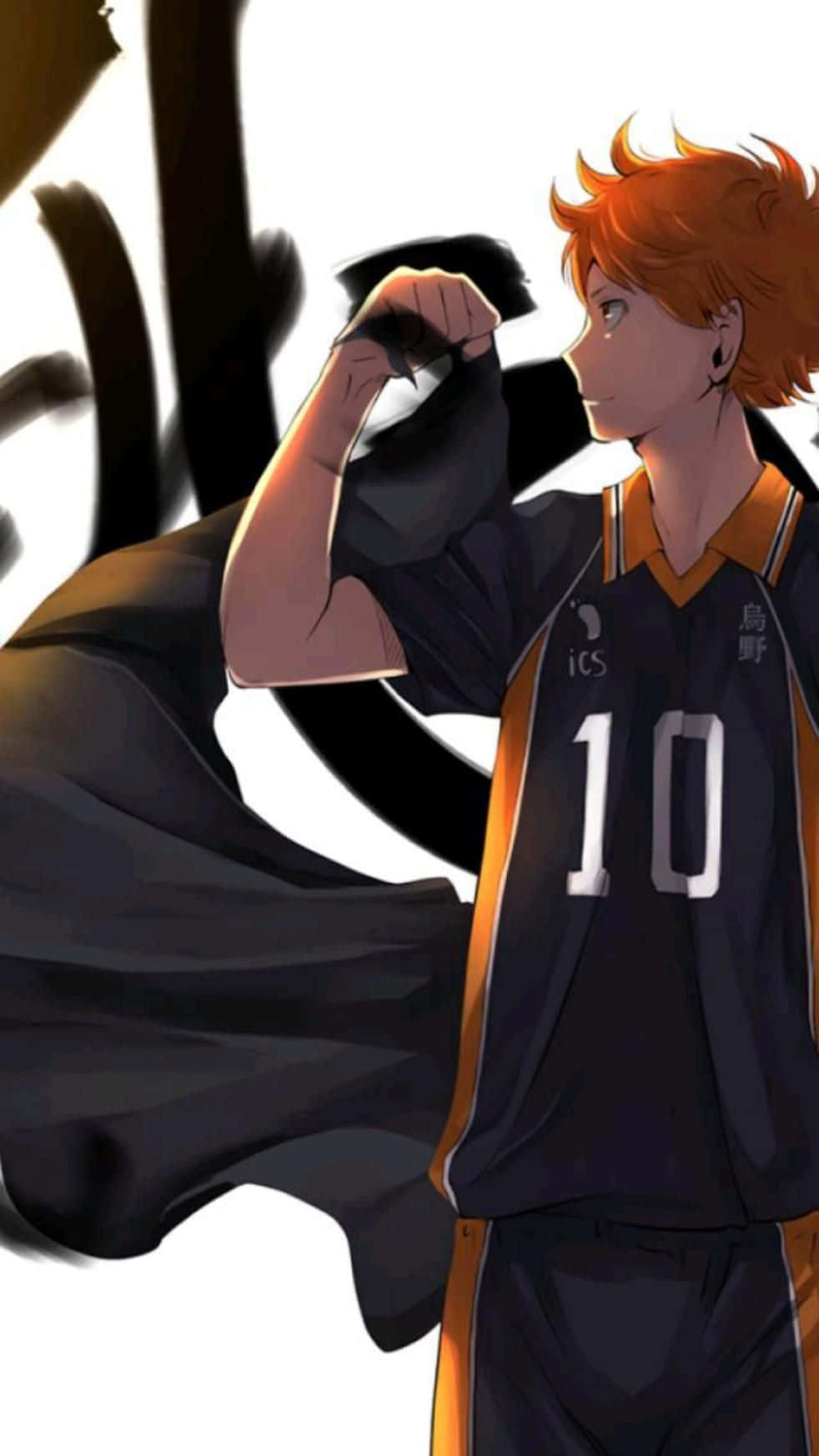 Haikyuu_ Anime_ Character_ Shoyo_ Hinata_ Phone_ Wallpaper Background