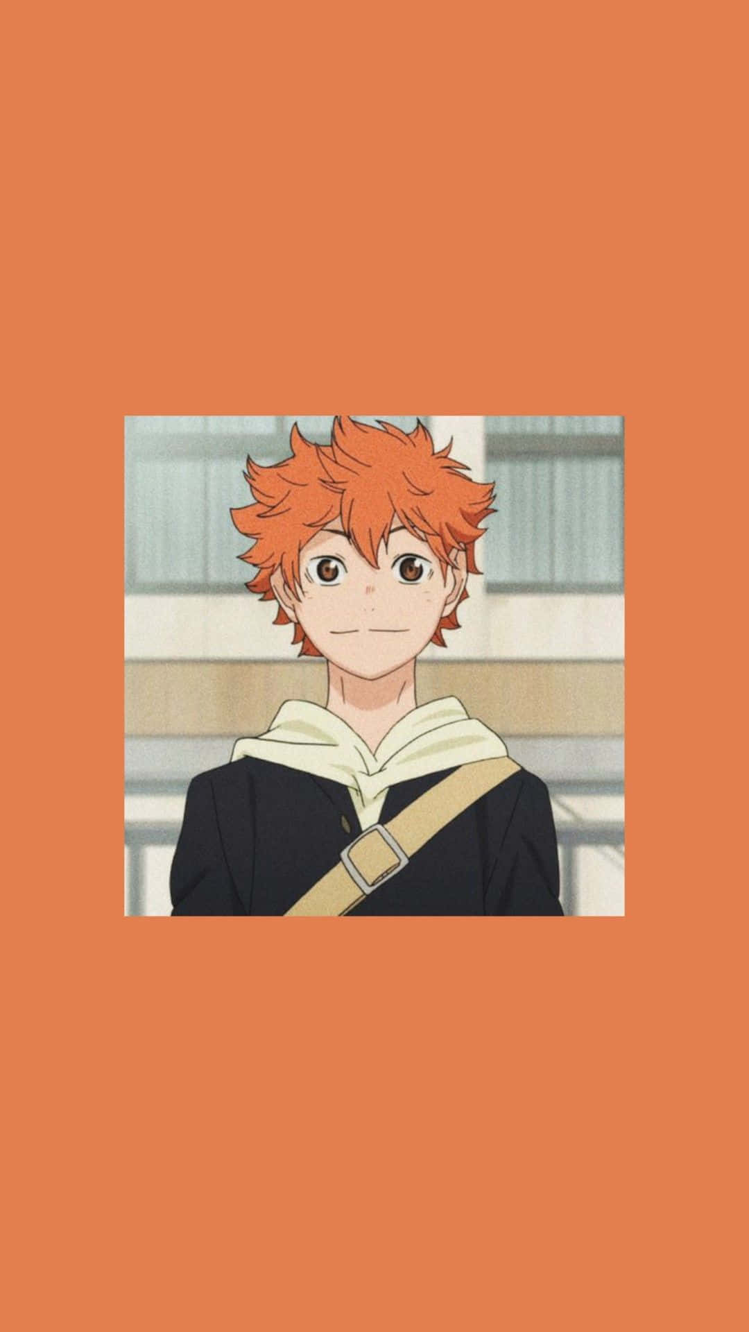 Haikyuu Anime Character Smiling Background