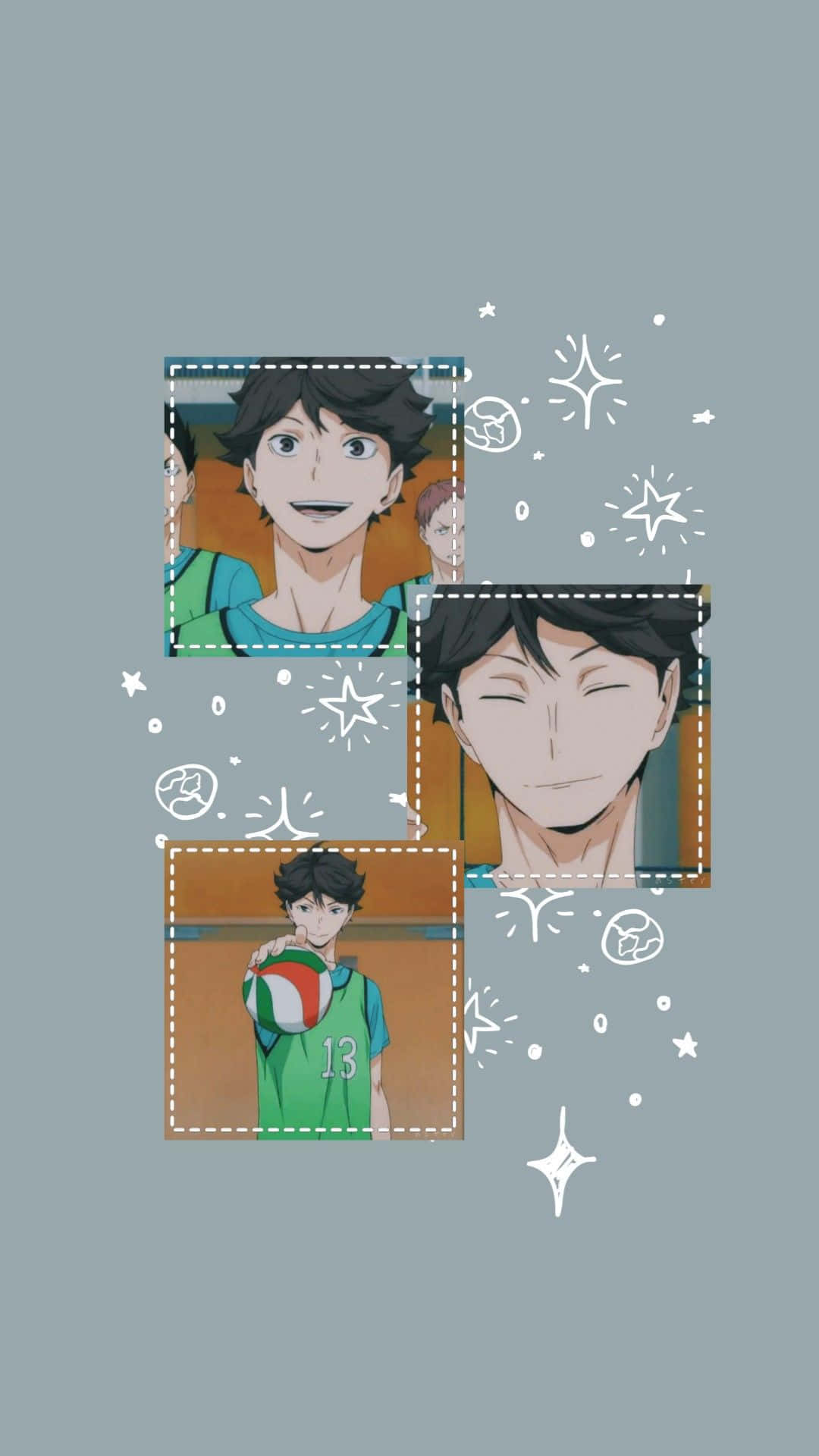 Haikyuu Character Collage Wallpaper Background