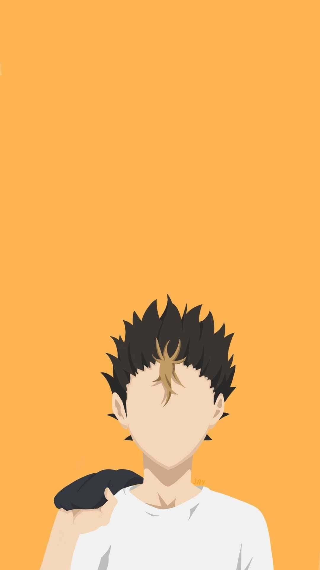 Haikyuu Character Minimalist Art Background