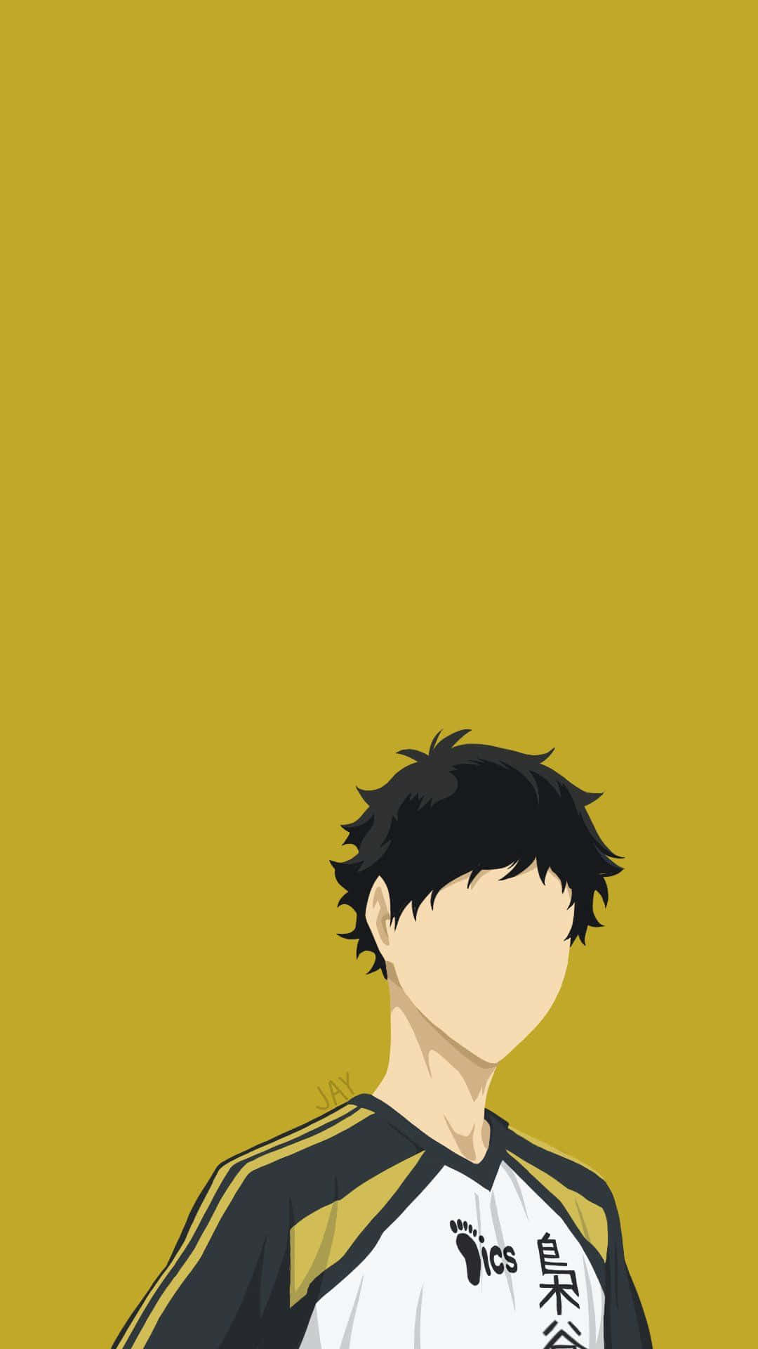 Haikyuu Character Minimalist Art Background