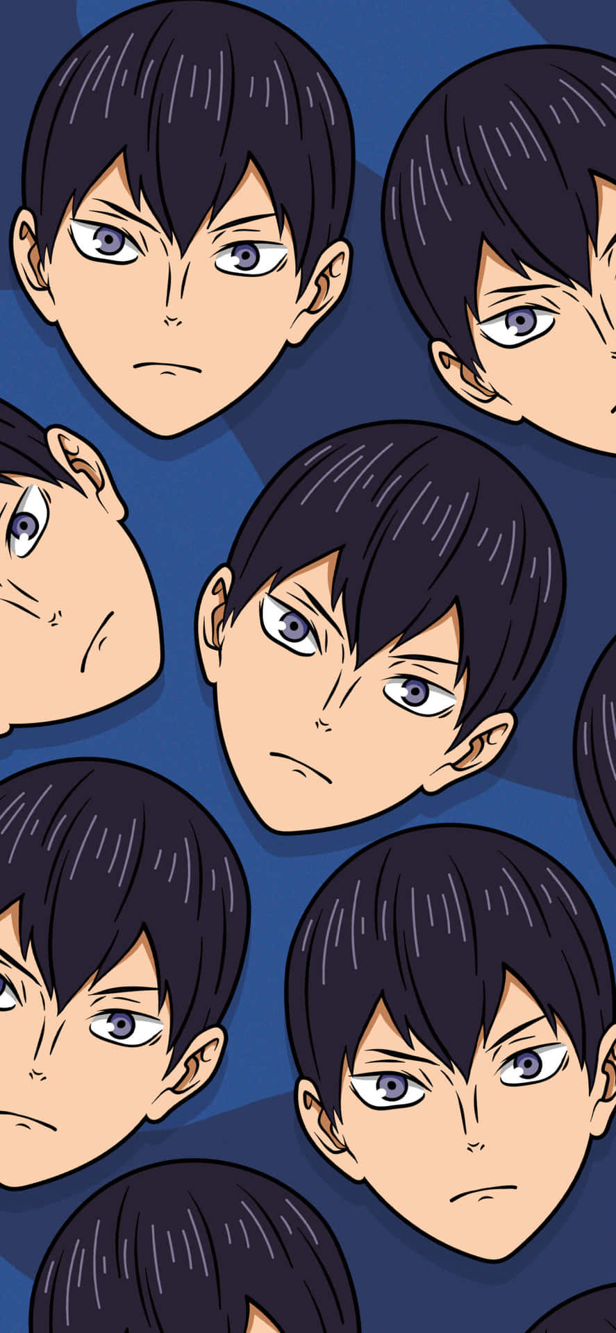 Haikyuu Character Multiple Expressions Background