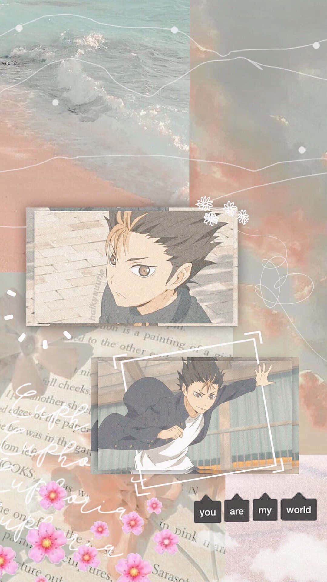 Haikyuu Collage Phone Wallpaper Background