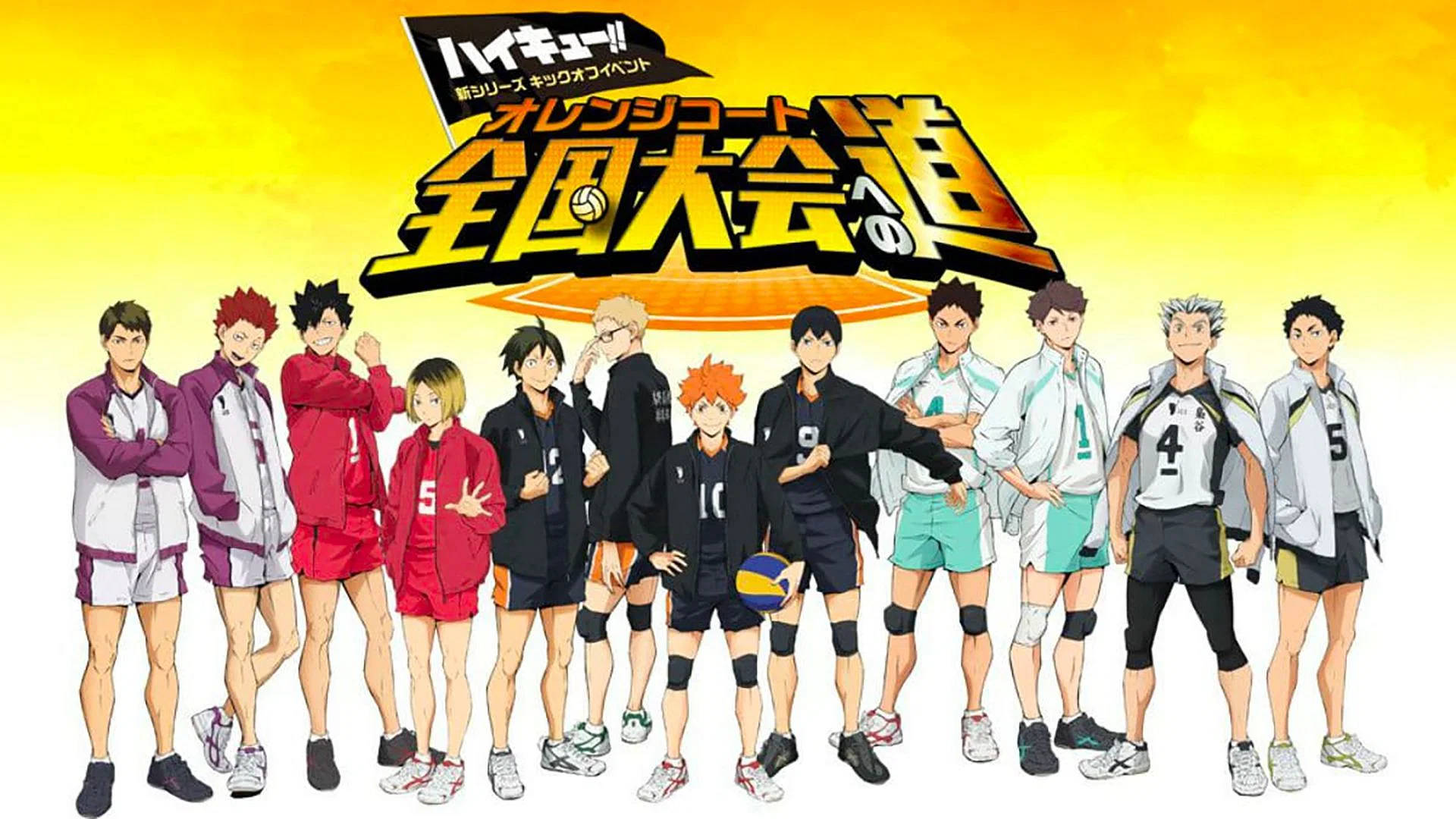 Haikyuu Graphic Promo Desktop Background