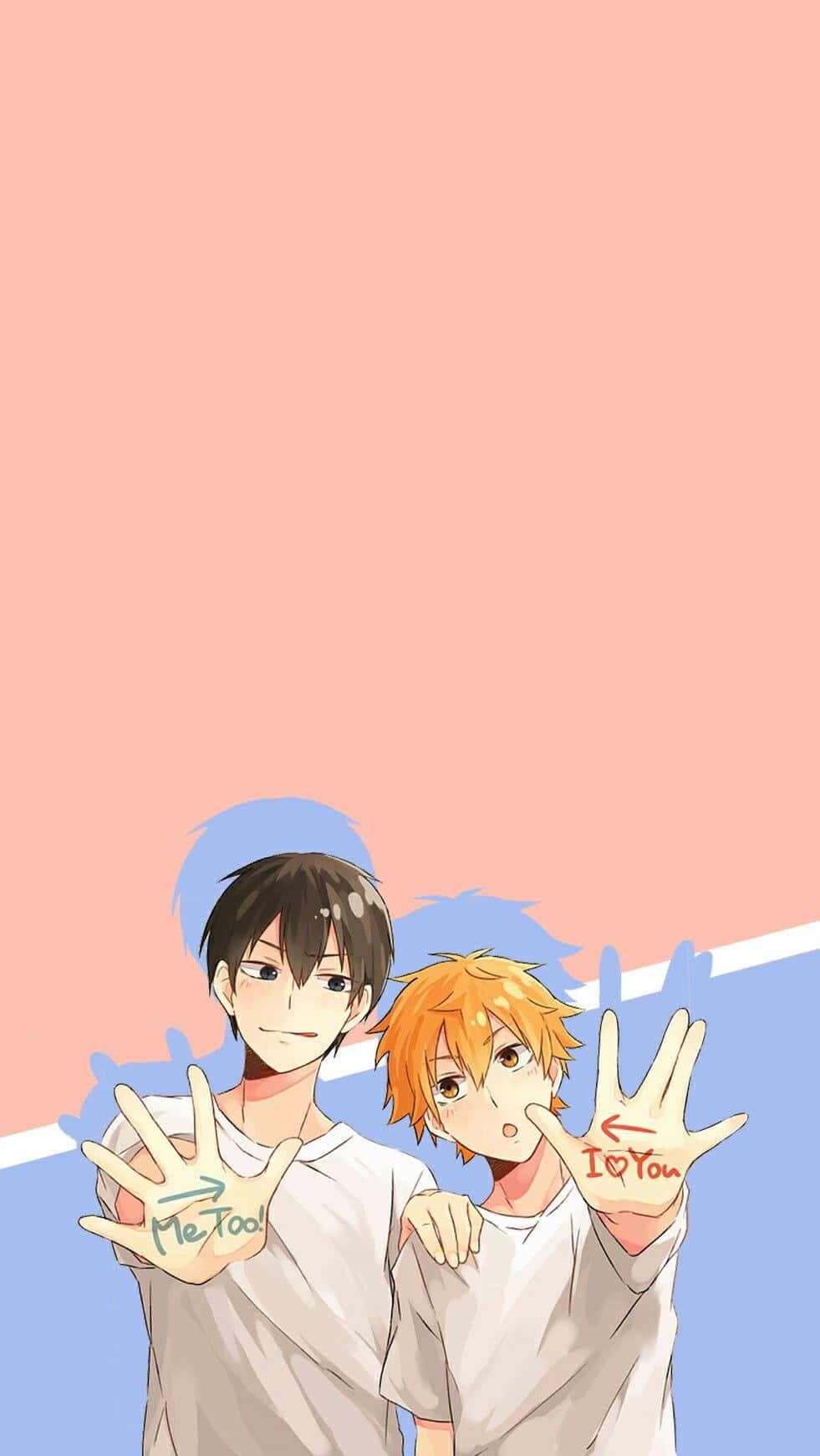 Haikyuu Iphone Tobio Kageyama And Shoyo Hinata Fan Art Background