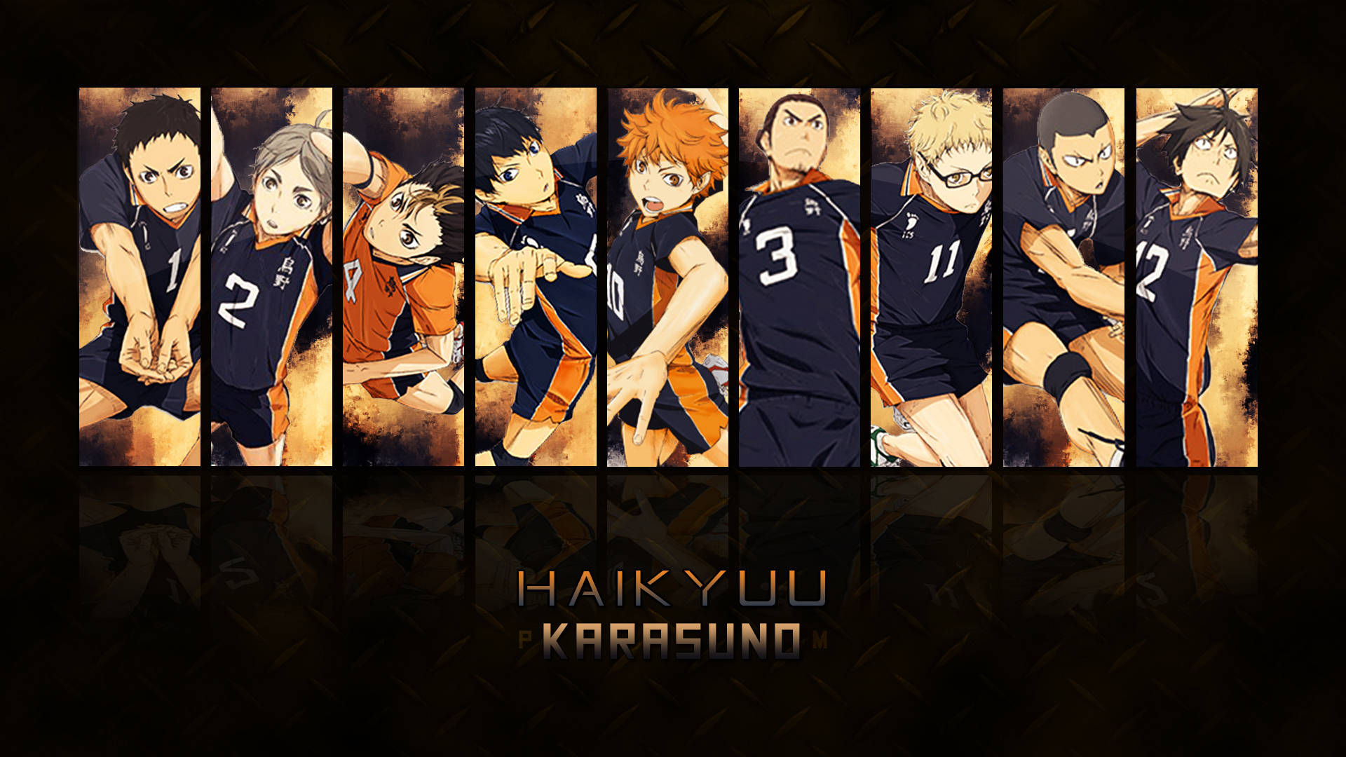 Haikyuu Karasuno Team Poster Background