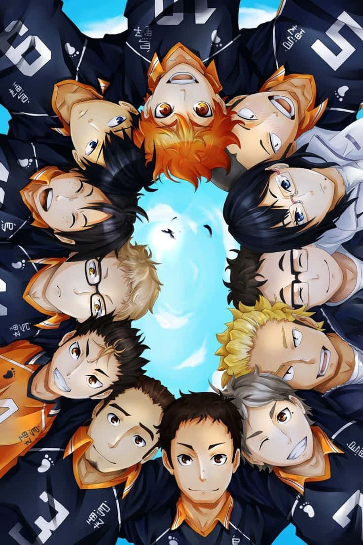 Haikyuu Team Circle Background