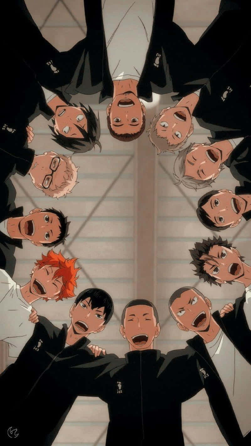 Haikyuu Team Circle Background
