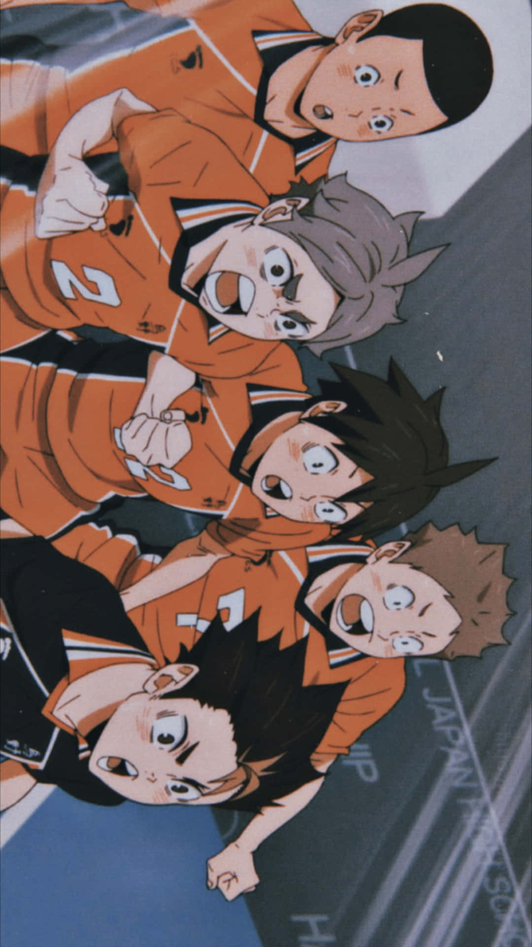 Haikyuu Team In Action Anime Background