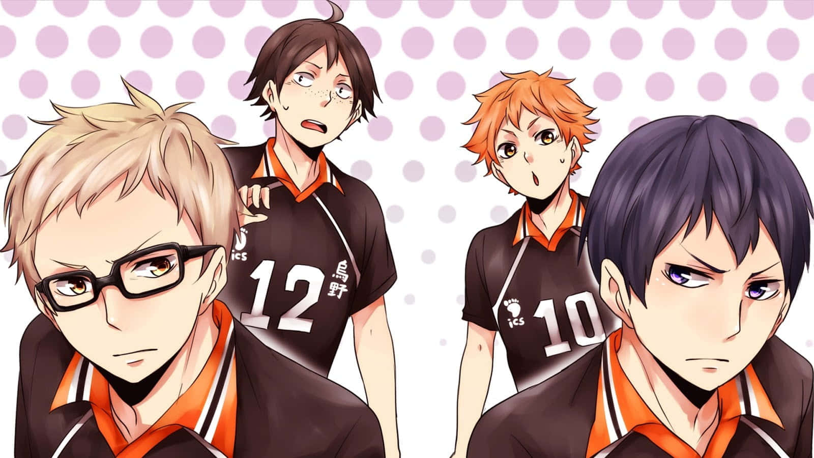 Haikyuu Team Karasuno Players Background