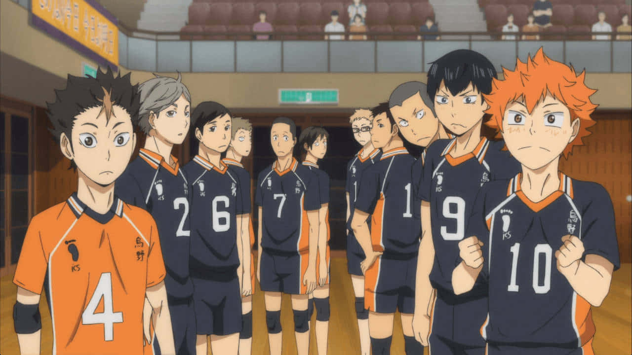 Haikyuu Team Readyfor Action Background