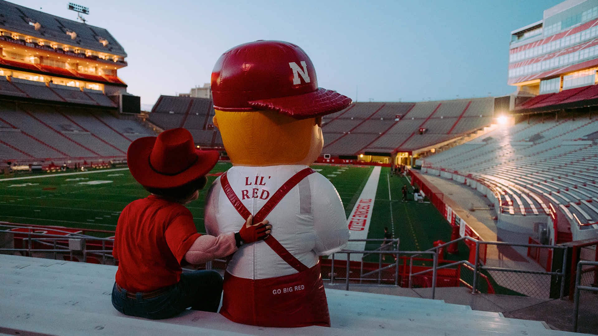 Hail Varsity For The Nebraska Huskers Background