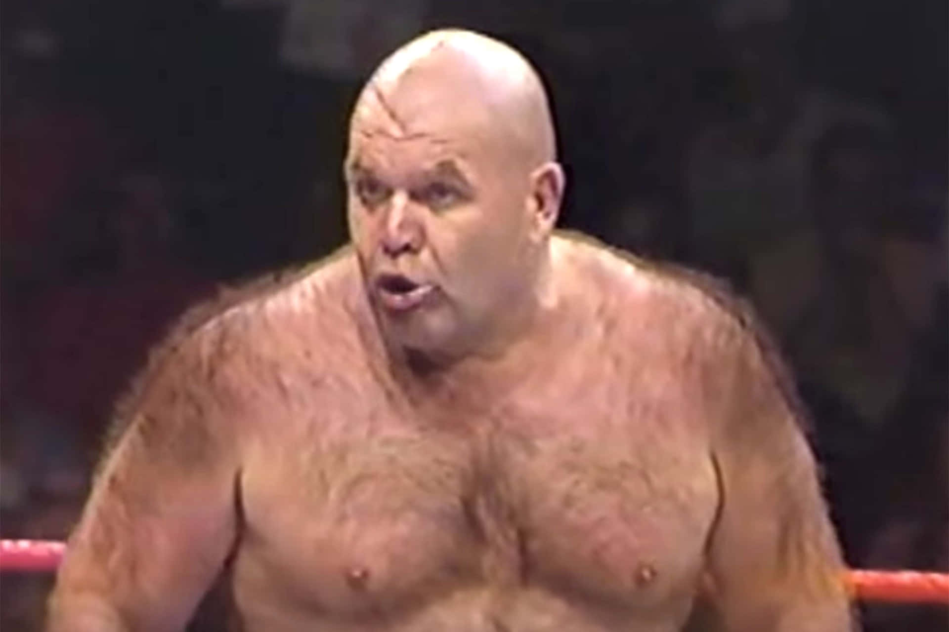 Hairy Physique Of George Steele Background