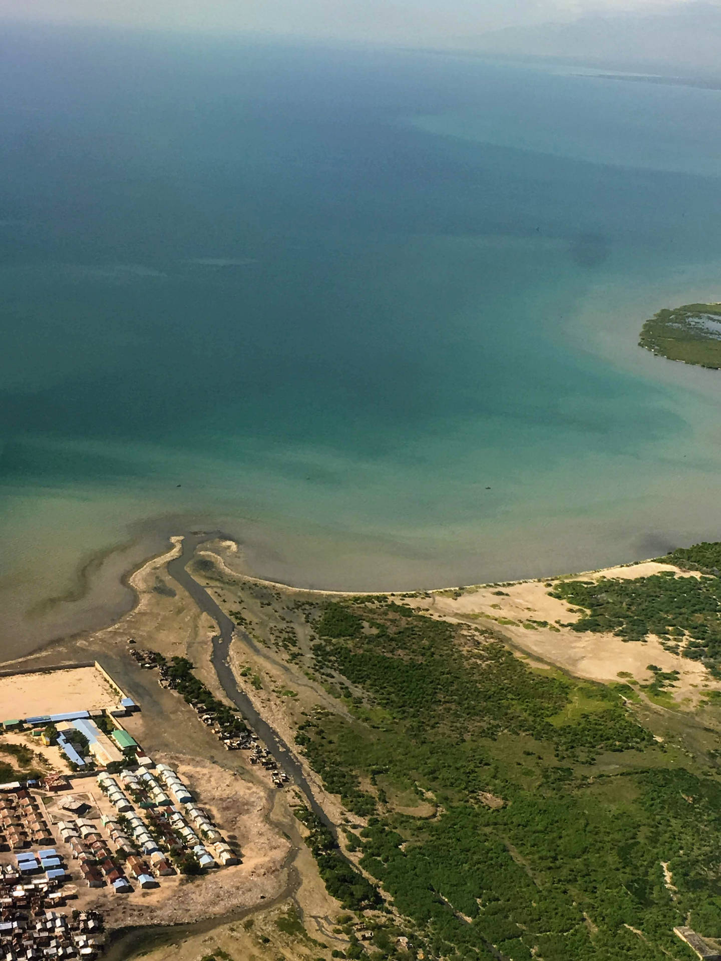 Haiti Aerial View Background