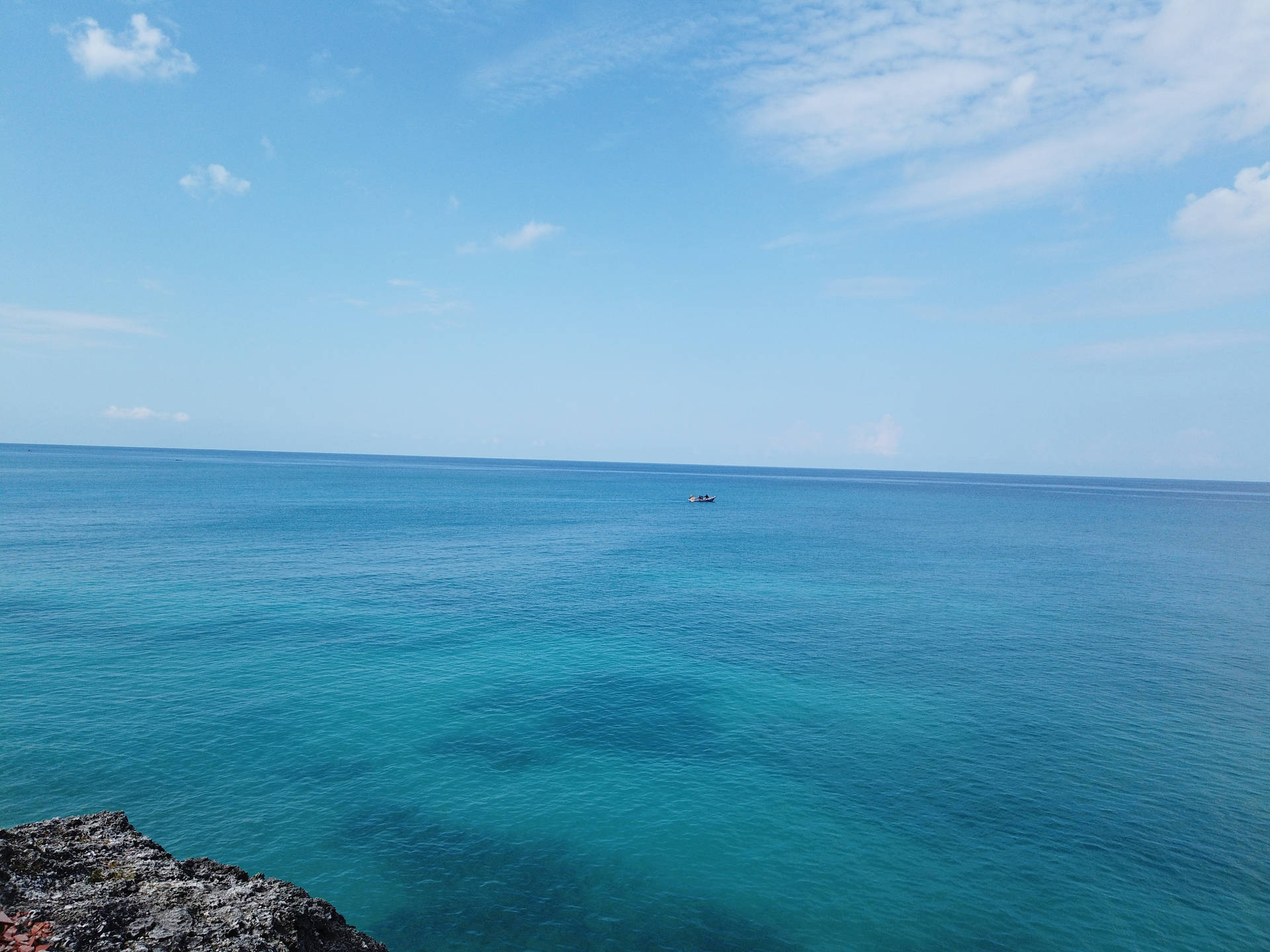 Haiti Blue Sea Background