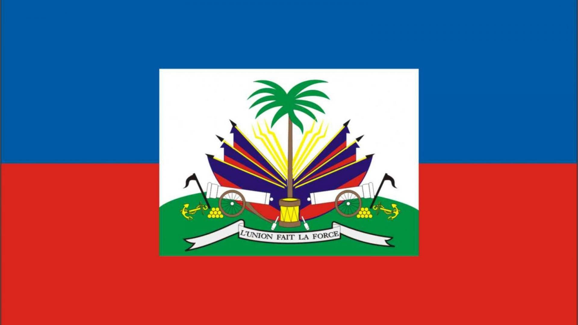 Haiti National Flag Background
