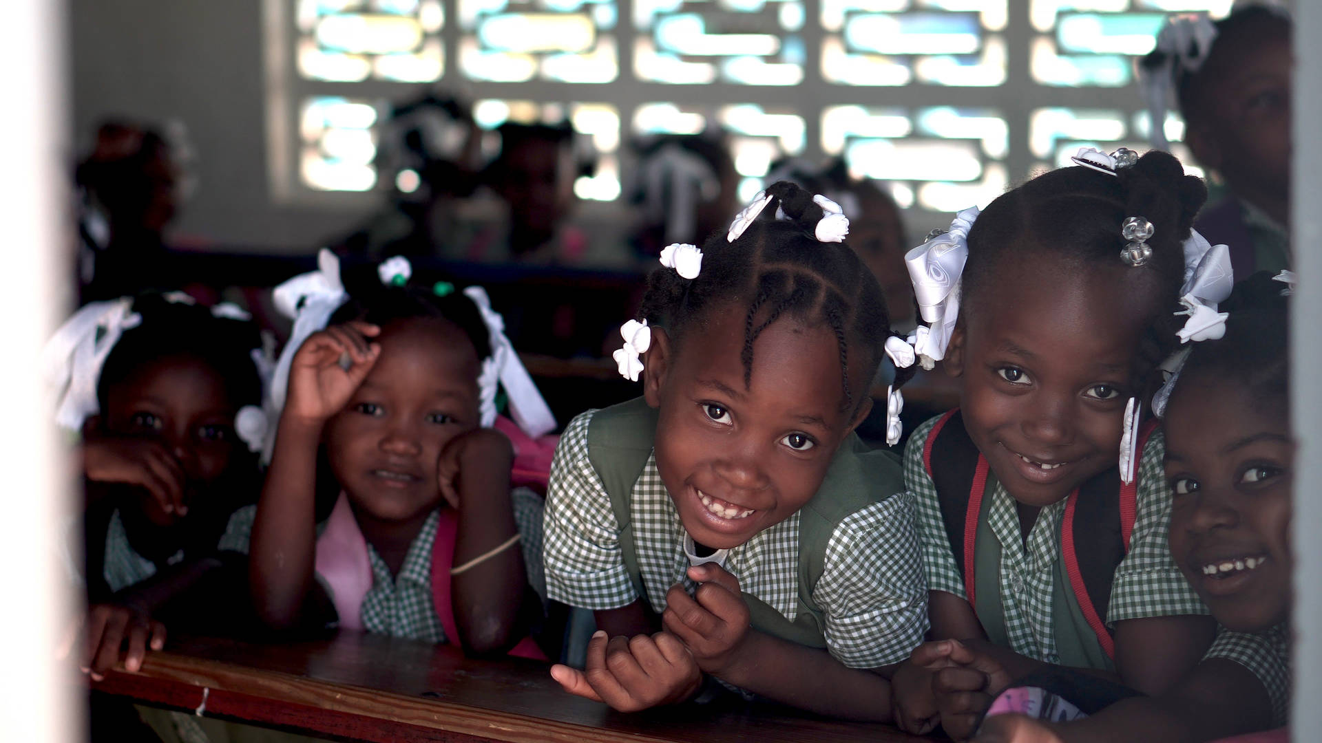 Haiti School Age Kids Background