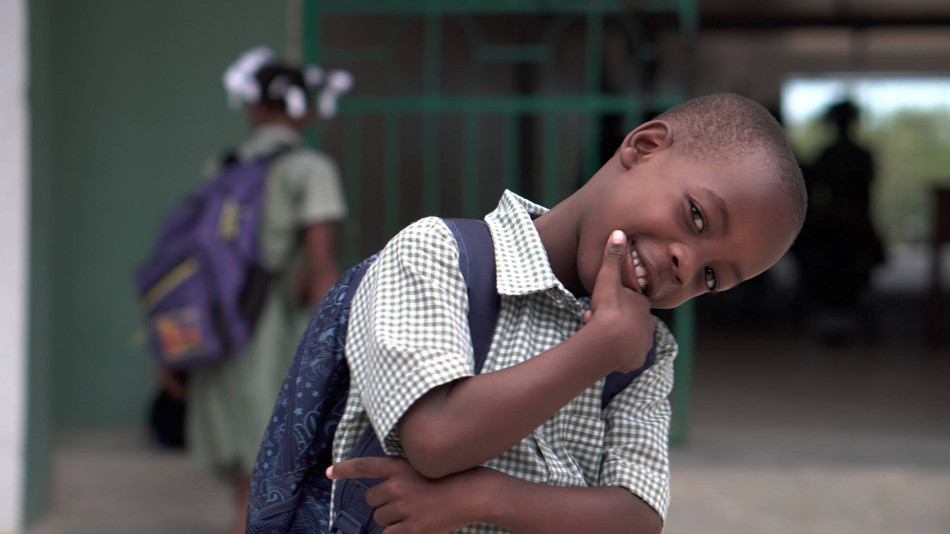 Haiti Smiling Boy Background