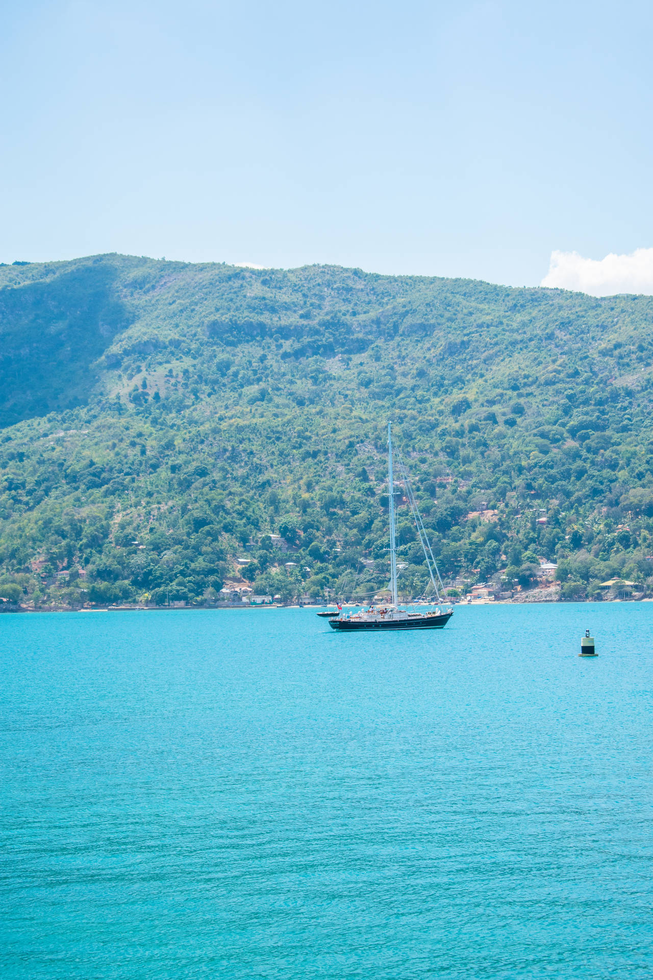 Haiti Turquoise Waters Background