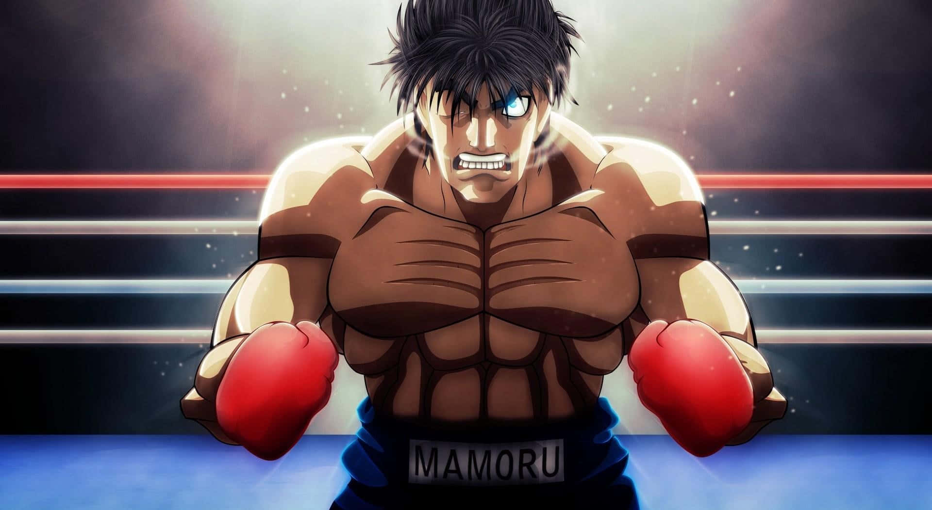 Hajime_no_ Ippo_ Anime_ Boxer_in_ Ring Background