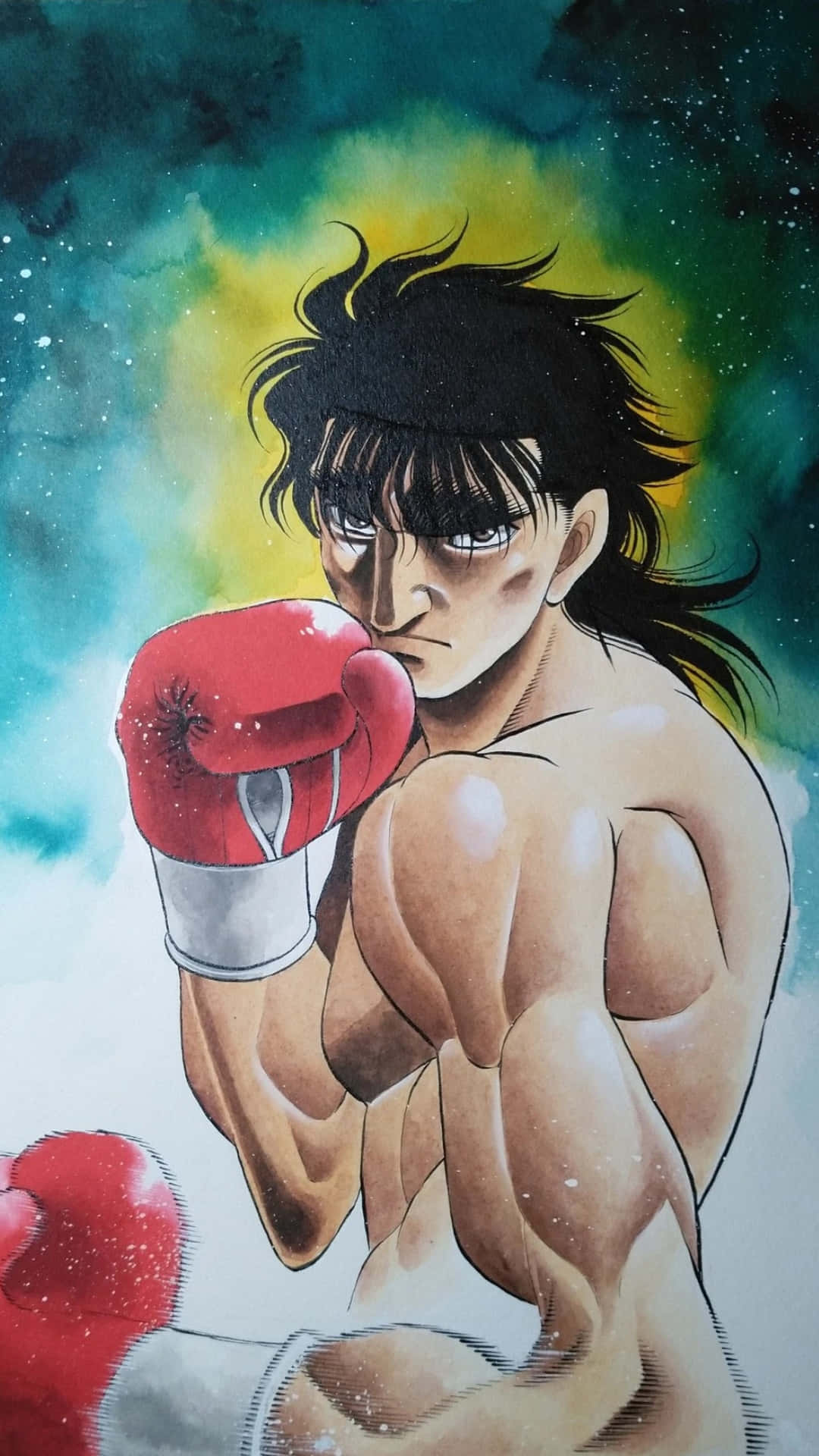 Hajime_no_ Ippo_ Anime_ Boxer_ Portrait Background