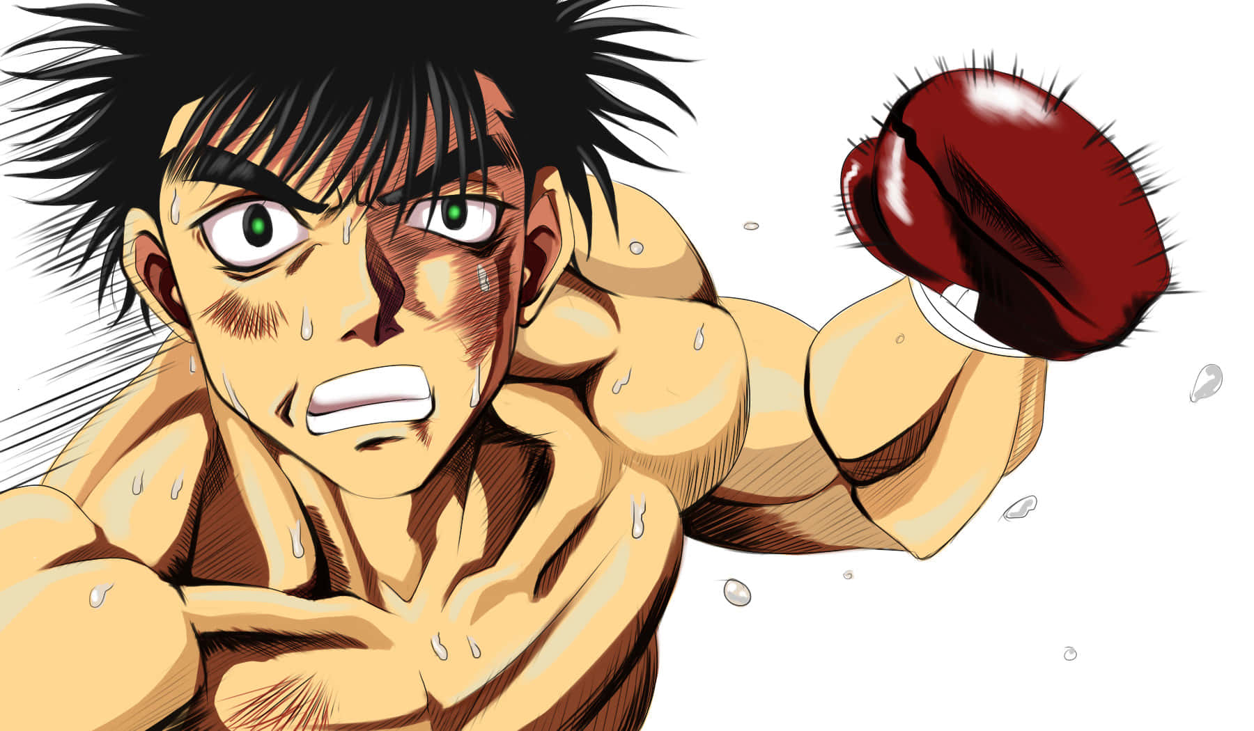 Hajime_no_ Ippo_ Intense_ Boxing_ Match Background