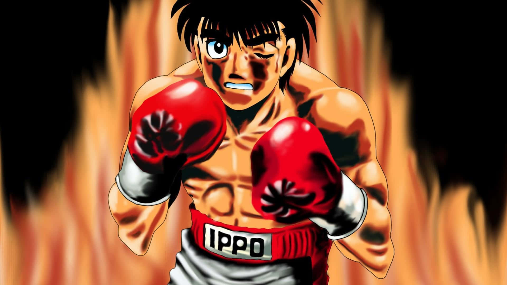 Hajime_no_ Ippo_ Main_ Character_ Boxing_ Stance Background