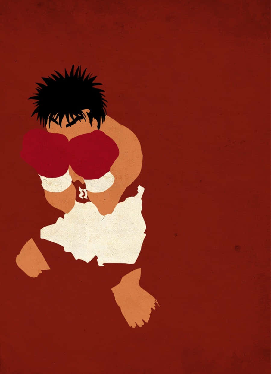 Hajime_no_ Ippo_ Minimalist_ Artwork Background