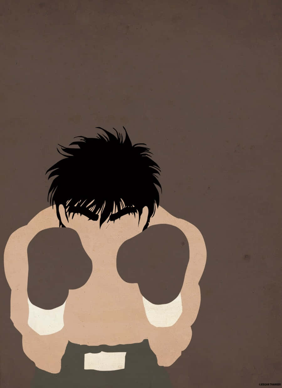 Hajime_no_ Ippo_ Minimalist_ Artwork Background