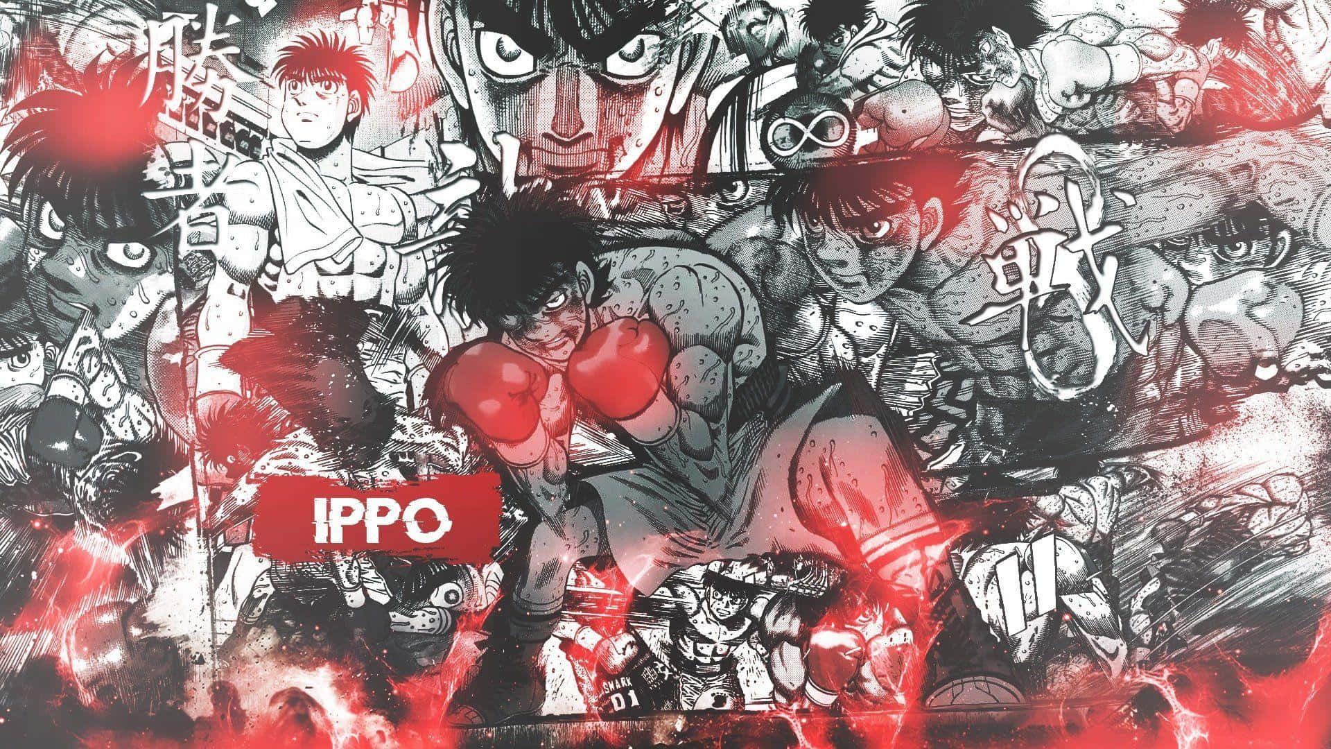 Hajimeno Ippo Anime Collage Background