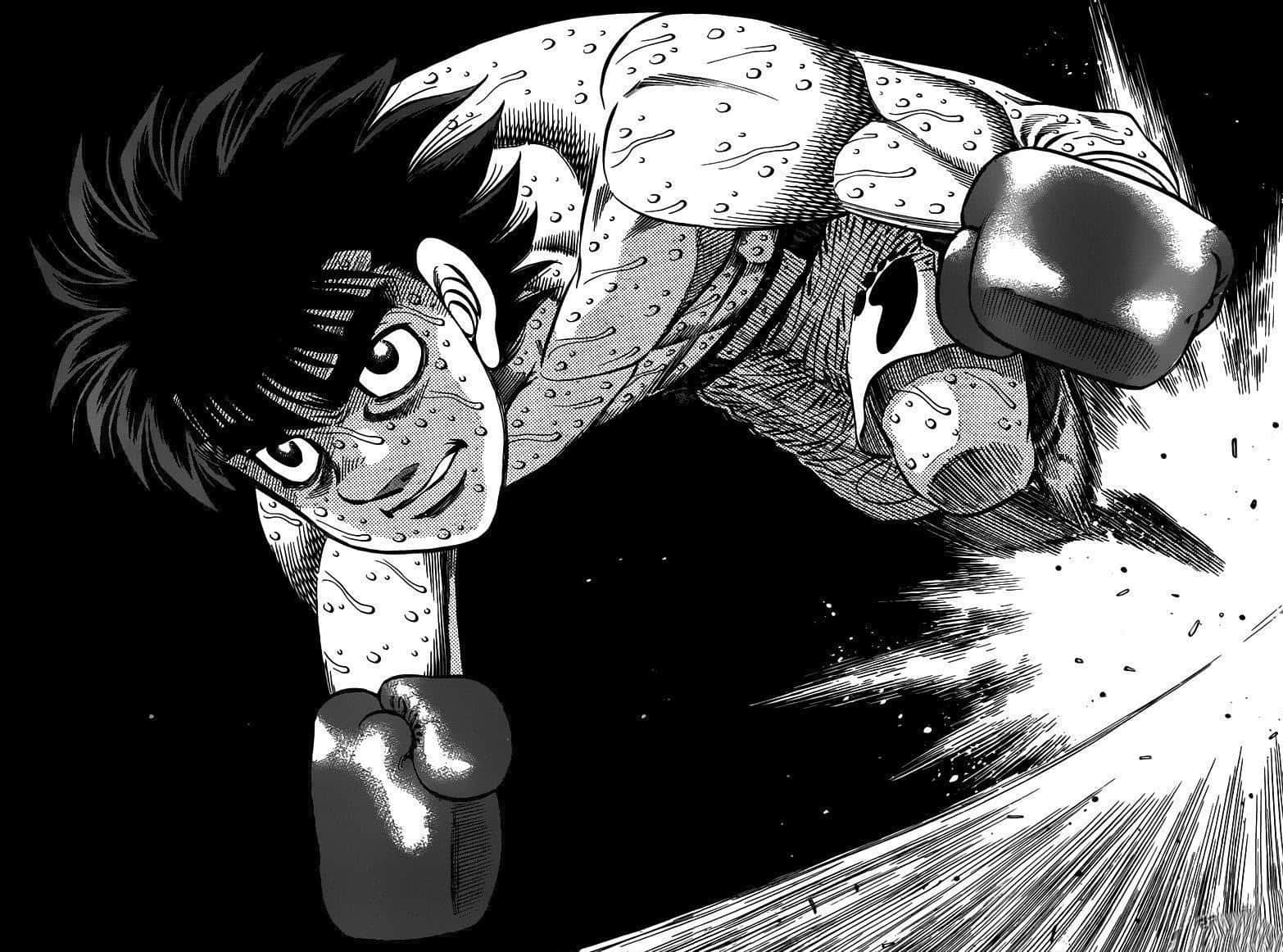 Hajimeno Ippo Powerful Punch Background