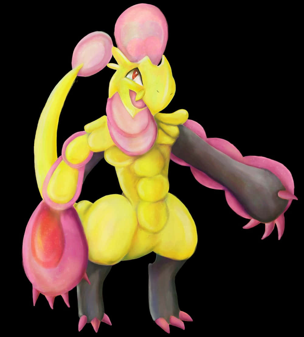 Hakamo-o Pink And Yellow Background
