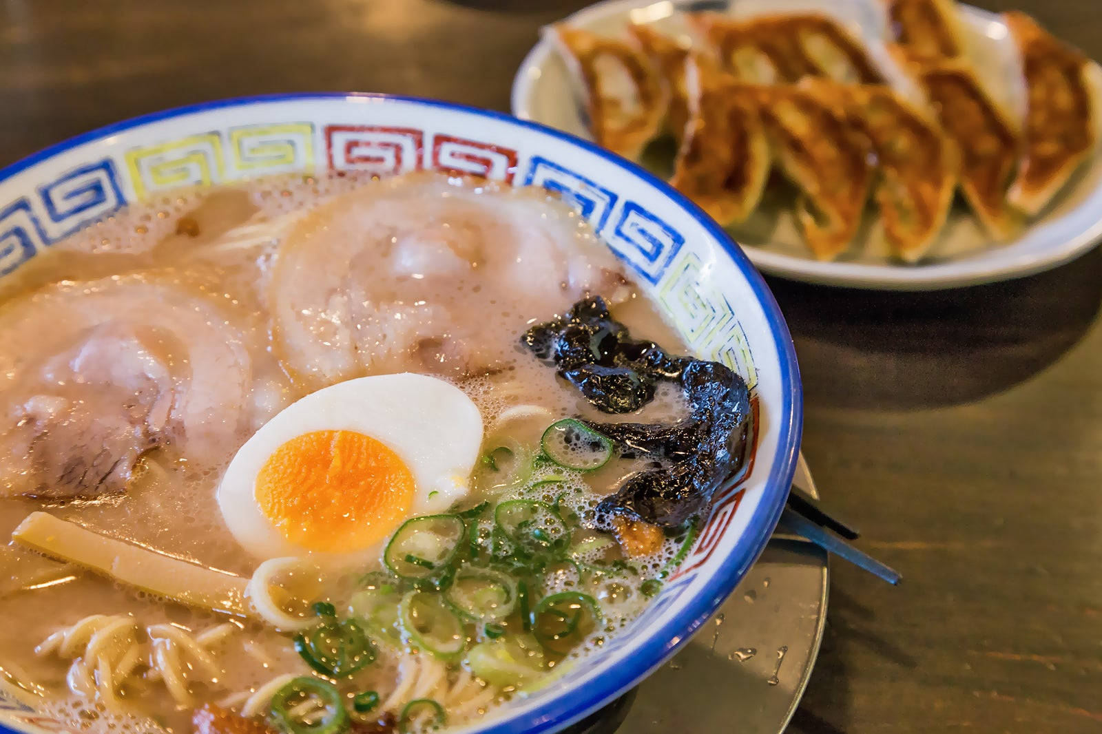 Hakata Ramen Gyoza Background