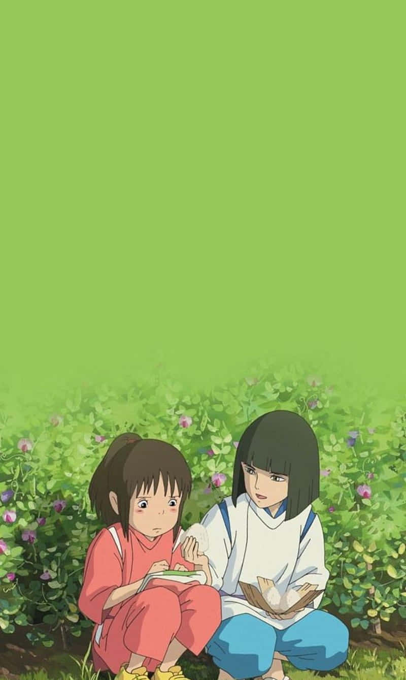 Haku And Chihiro Studio Ghibli Phone Background