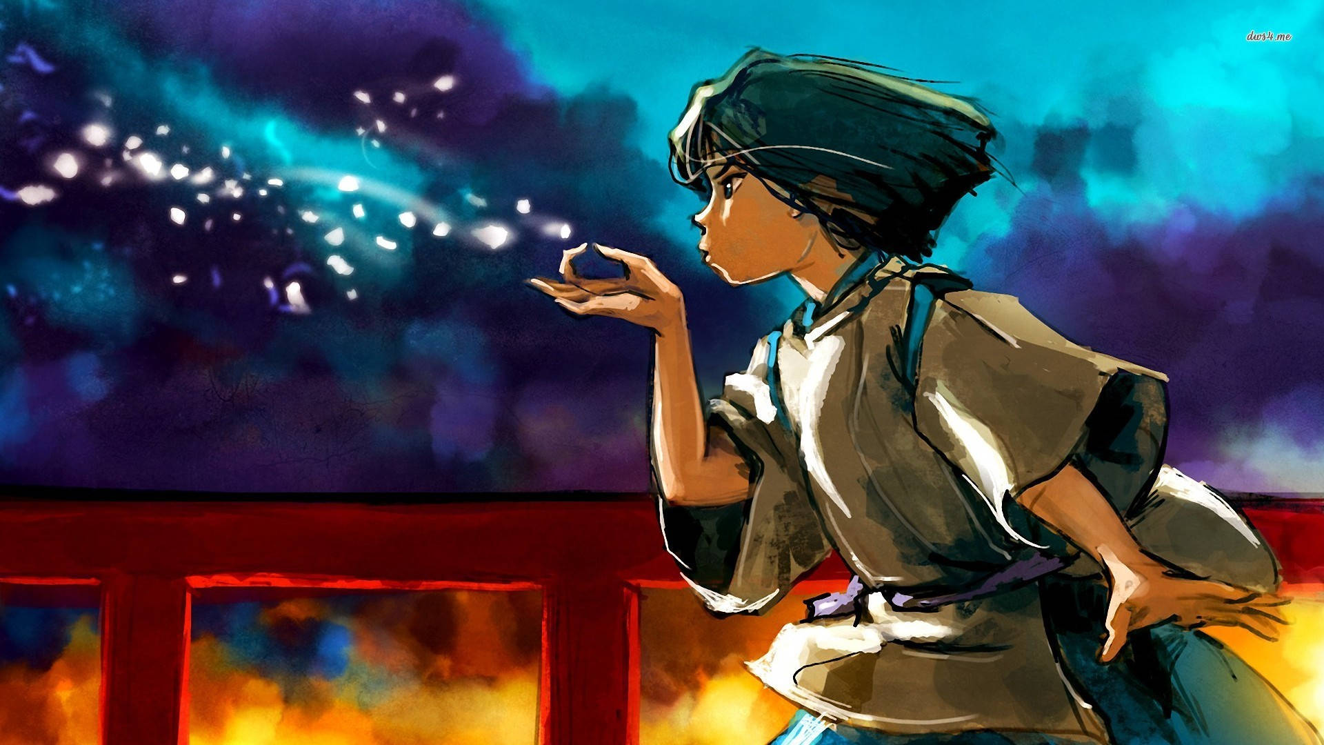 Haku Anime Desktop Background