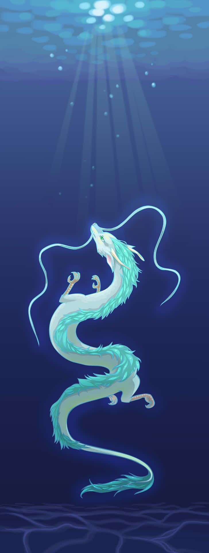 Haku From Spirited Away On Your Phone With This Beautiful Wallpaper Background