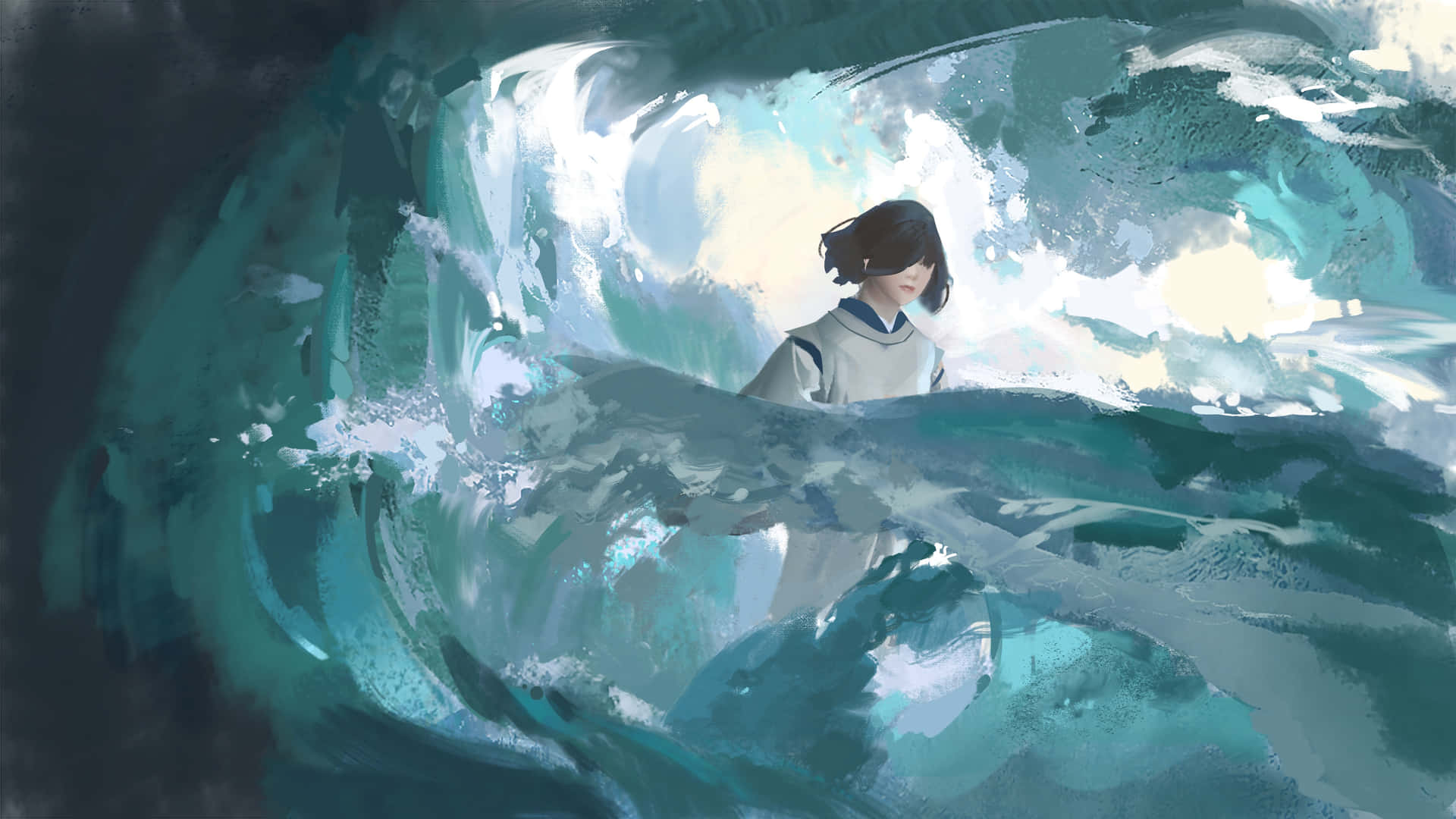 Haku In The Spirited Away Movie Background