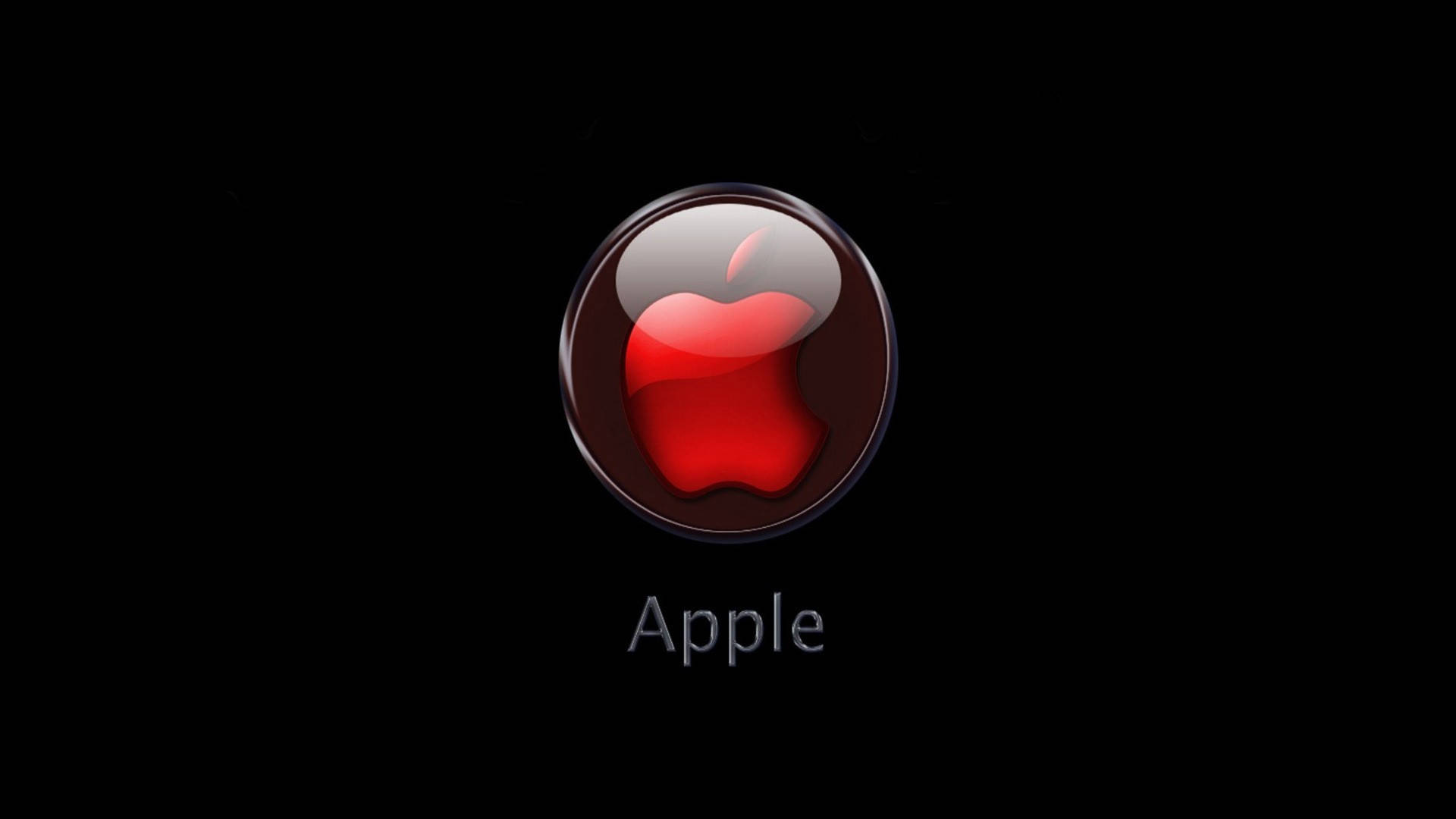 Hal 9000 Apple Red Eye Background