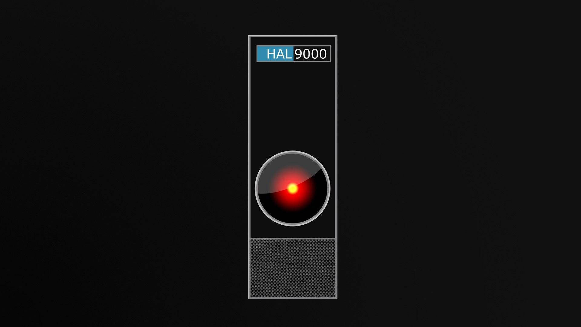 Hal 9000 Black Desktop Background