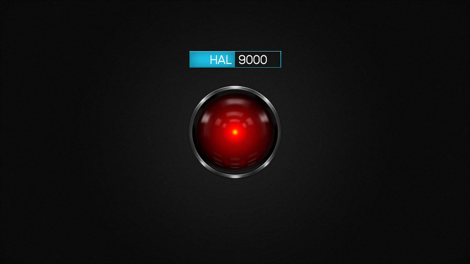 Hal 9000 Gray Background Background