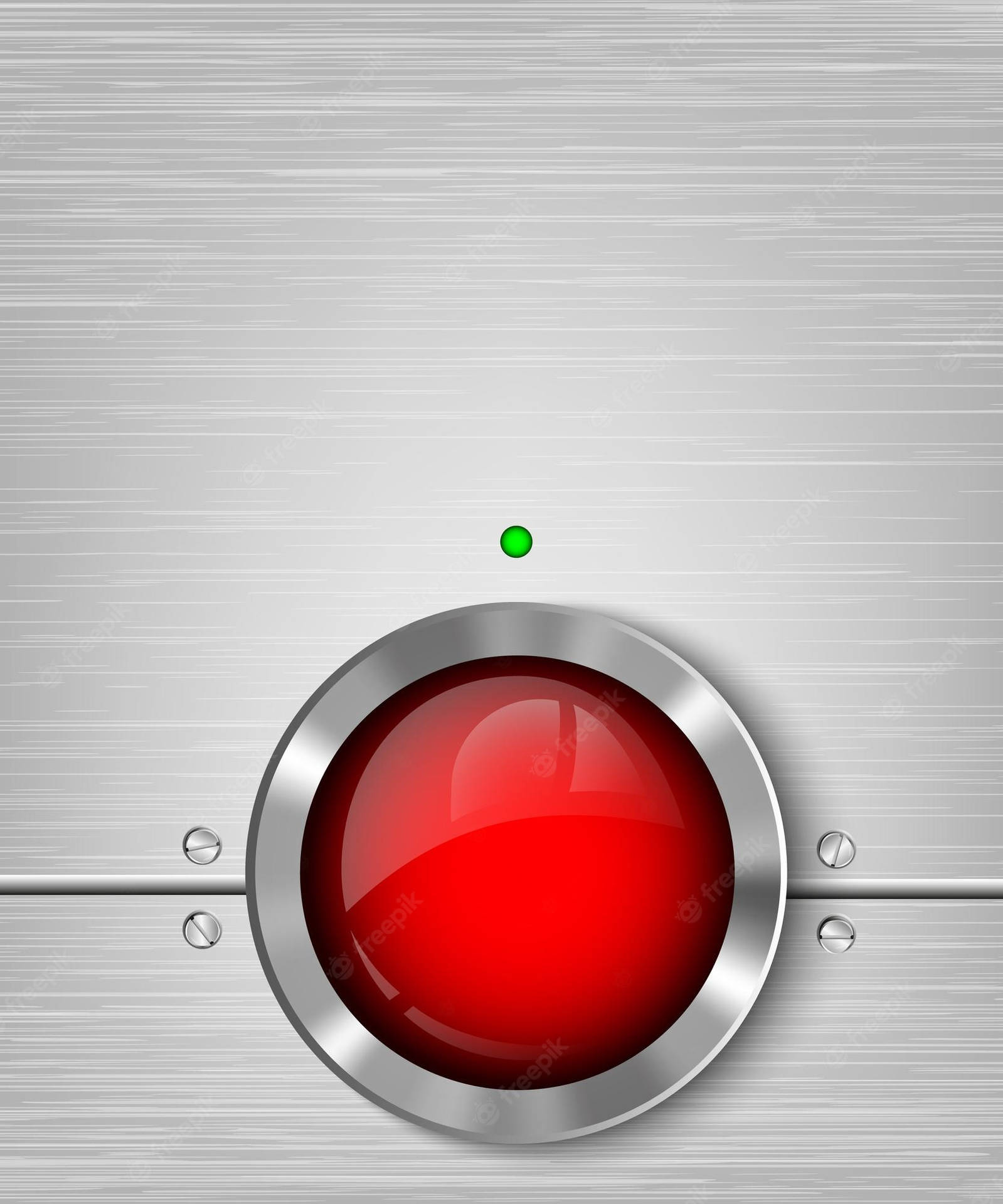 Hal 9000 Metal Button