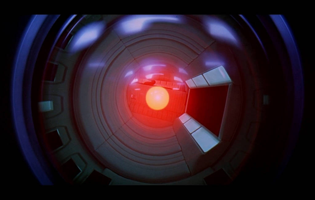 Hal 9000 Red Lens Background