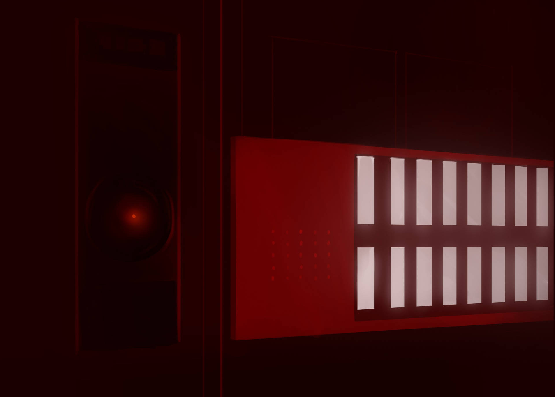 Hal 9000 Red Room Background