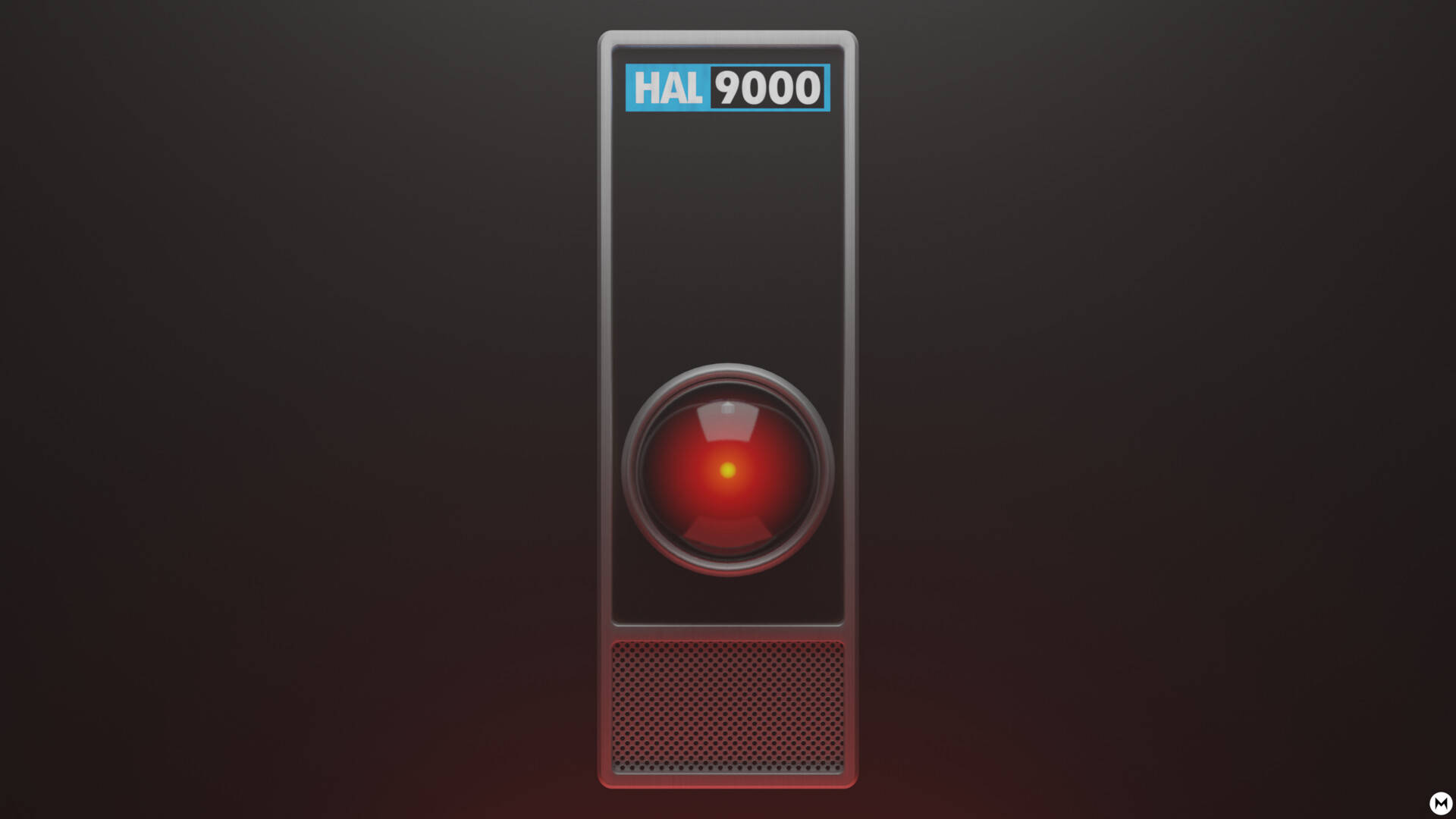 Hal 9000 Reddish Light Background