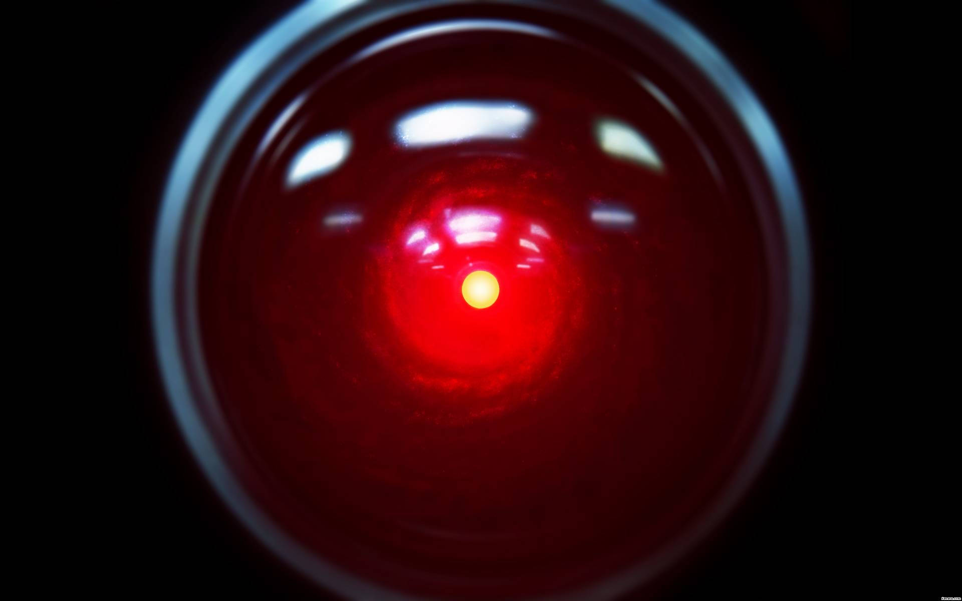 Hal 9000 Scary Red Eye Background