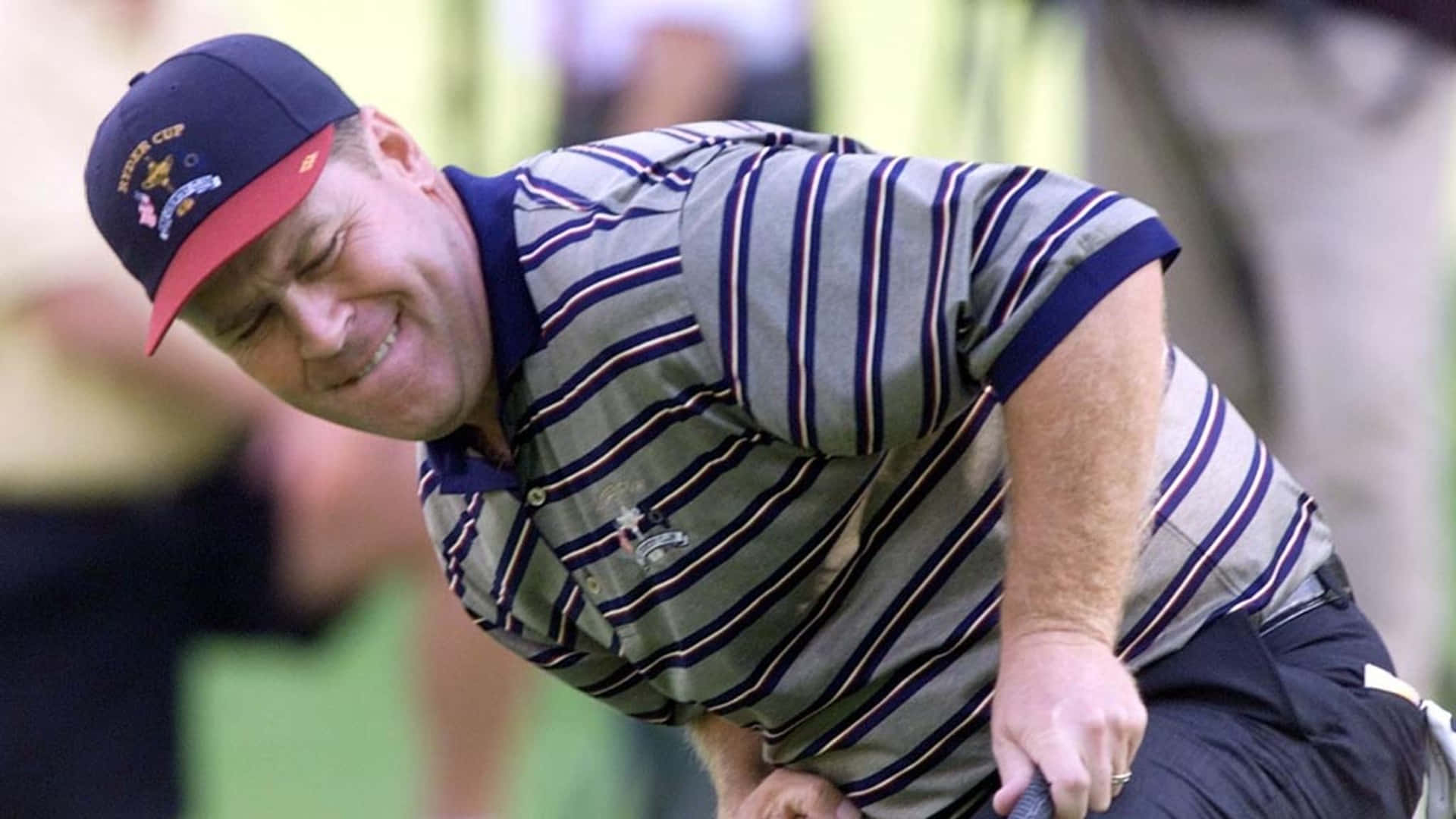 Hal Sutton Crouching