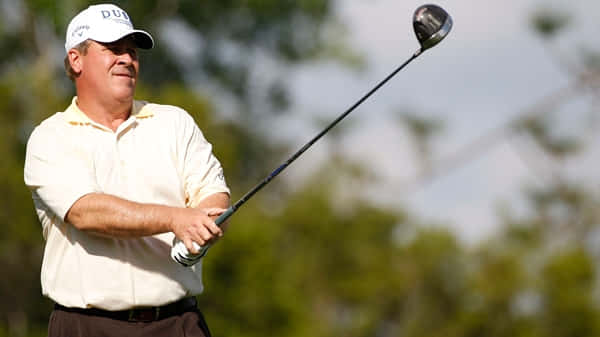 Hal Sutton Holding A Golf Club