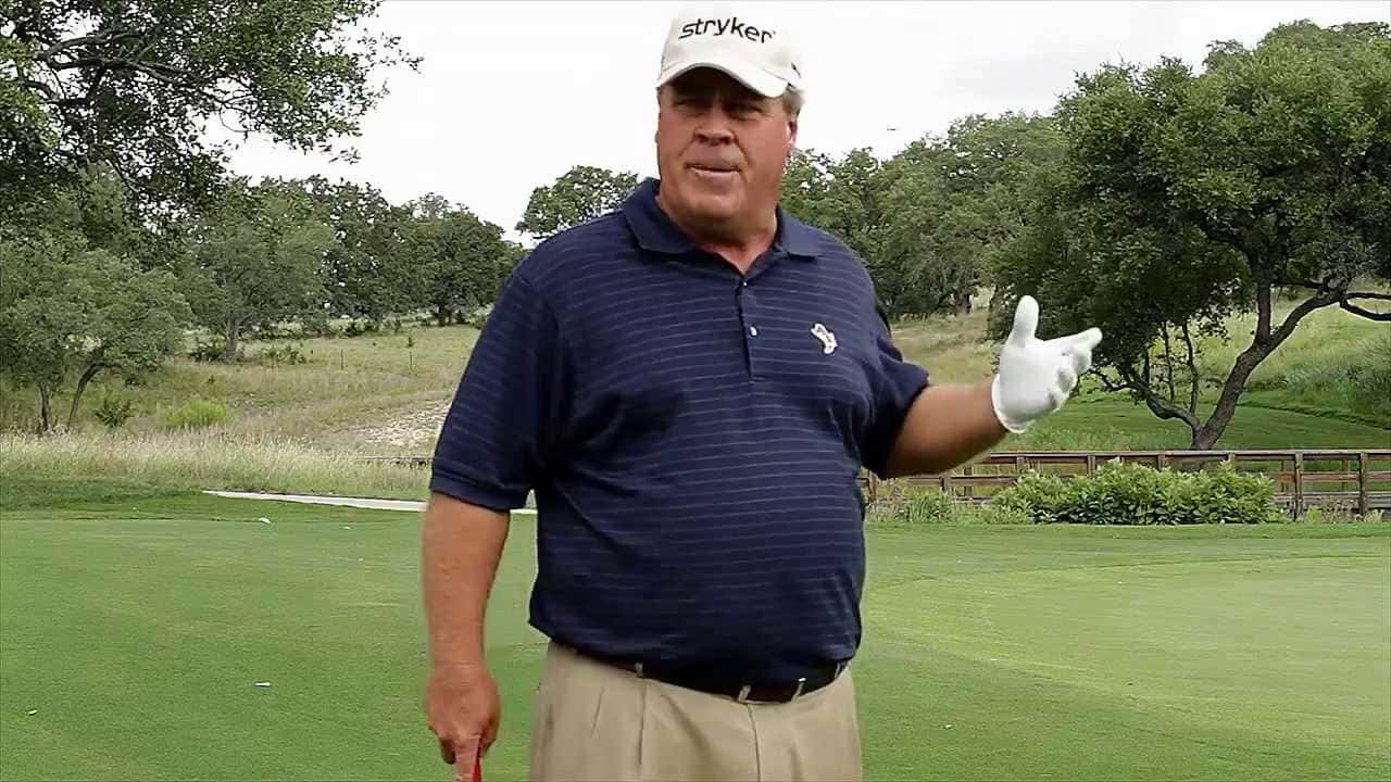 Hal Sutton In A Navy Blue Polo Shirt