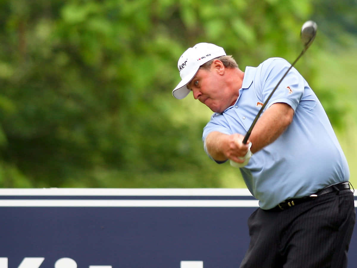 Hal Sutton Perfecting His Golf Swing